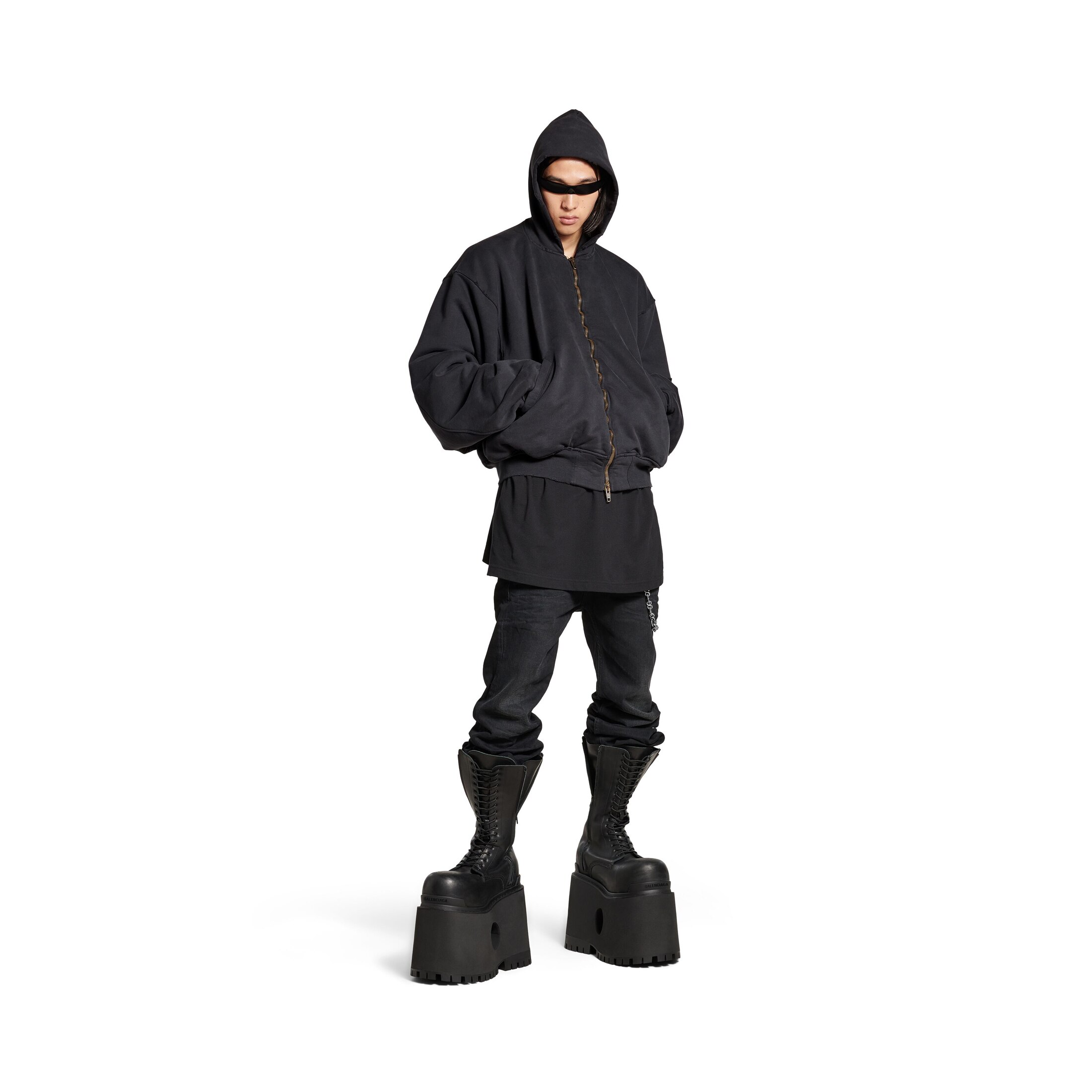 hooded bomber