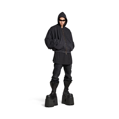 hooded bomber