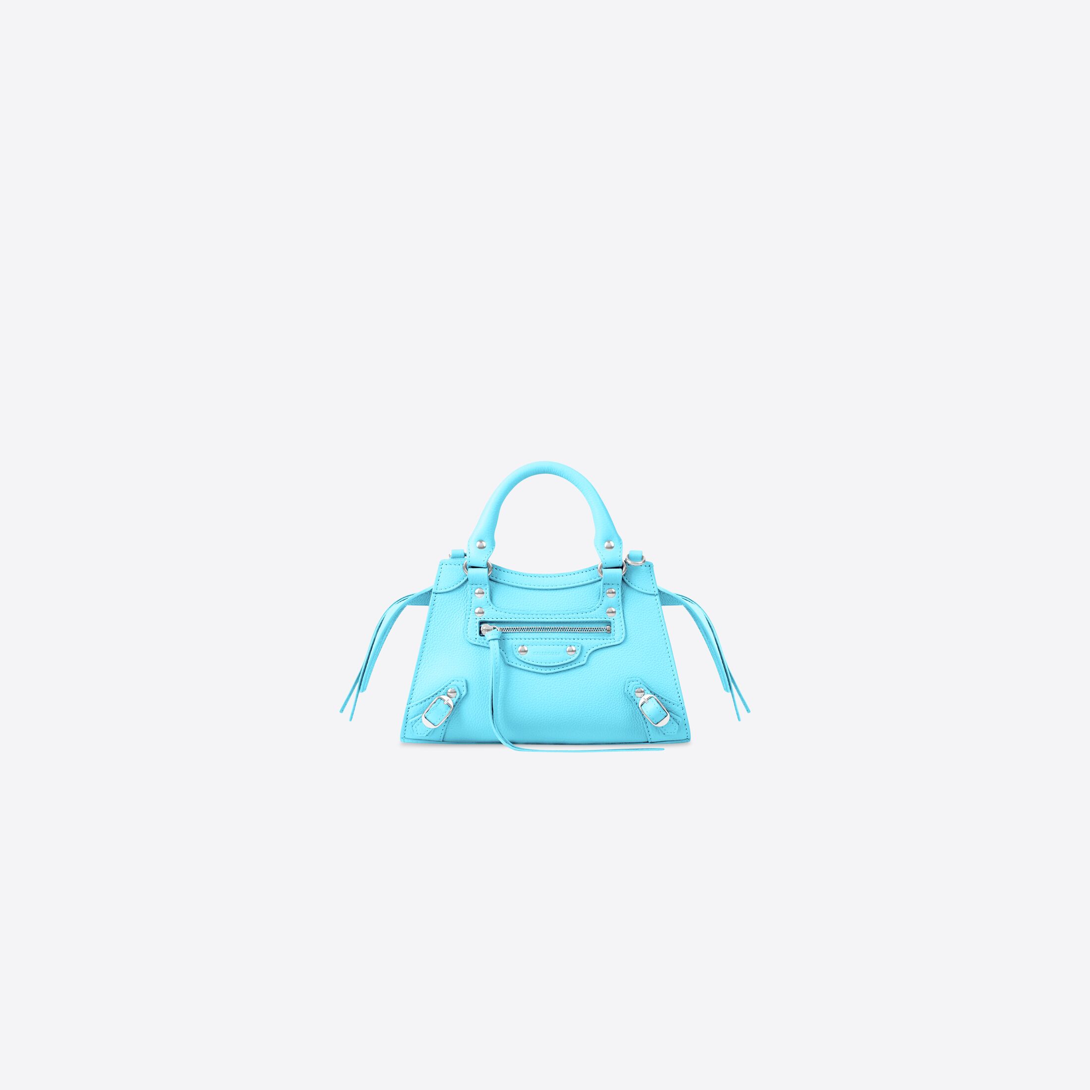 Women's Neo Classic Mini Top Handle Bag in Azur Balenciaga US