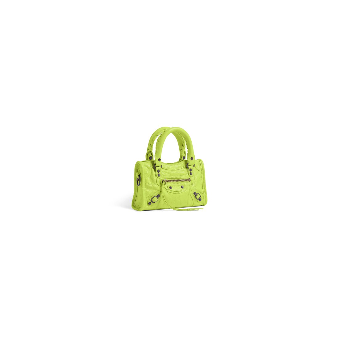 すぐ届く！BALENCIAGA LE CITY マイクロ バッグ チャーム ホワイト の ウィメンズ Le City マイクロ バッグ チャーム