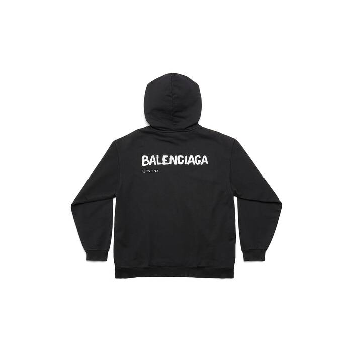 hand-drawn balenciaga hoodie medium fit
