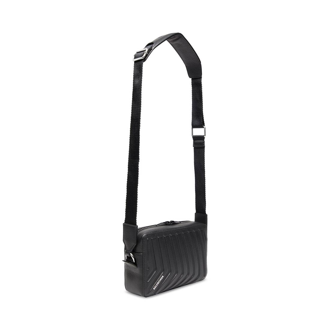 Balenciaga Car Camera Bag - Black - Men's - Calfskin & Polyester