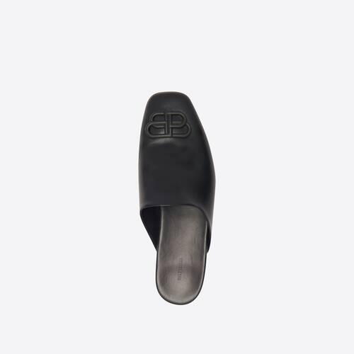 balenciaga cozy leather slippers