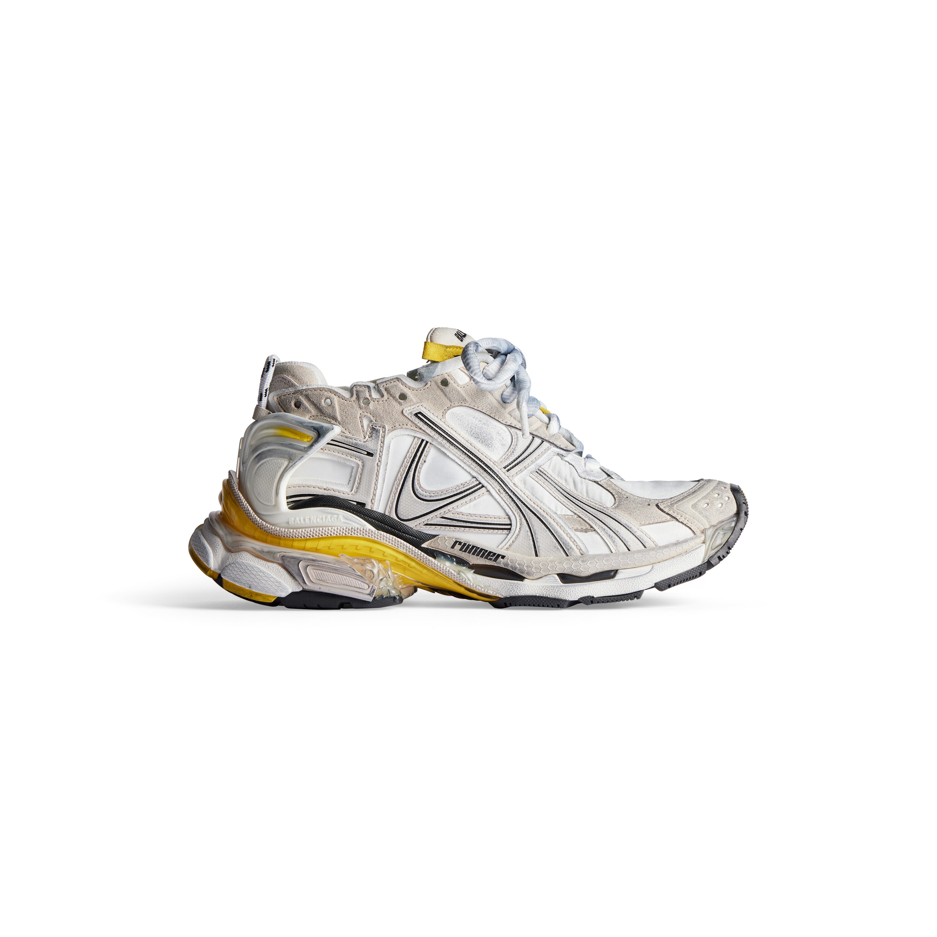 Sneaker Runner pour Femme en Blanc bleu violet jaune Balenciaga FR