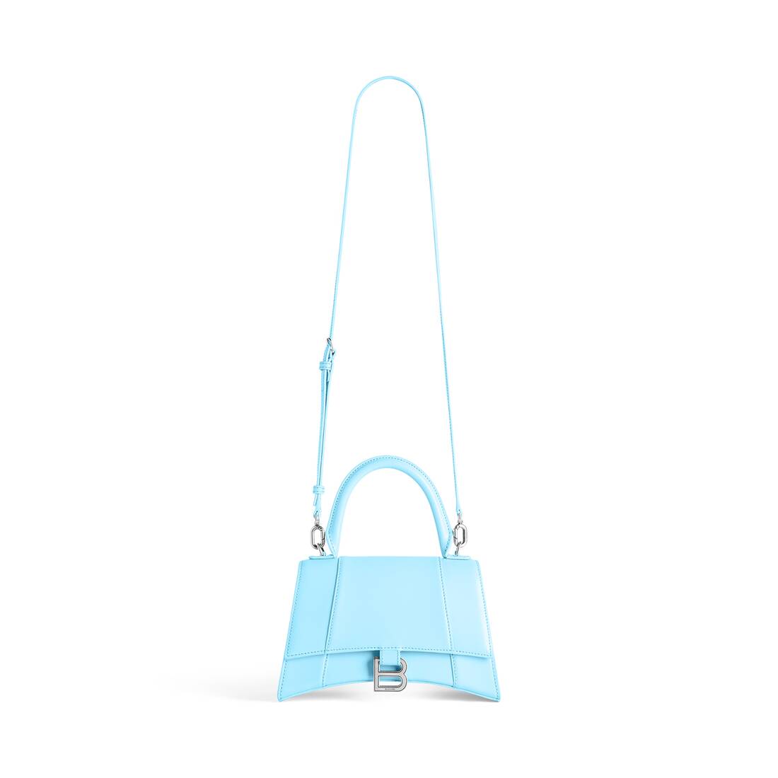 Balenciaga Small Hourglass Top Handle Bag in Blue