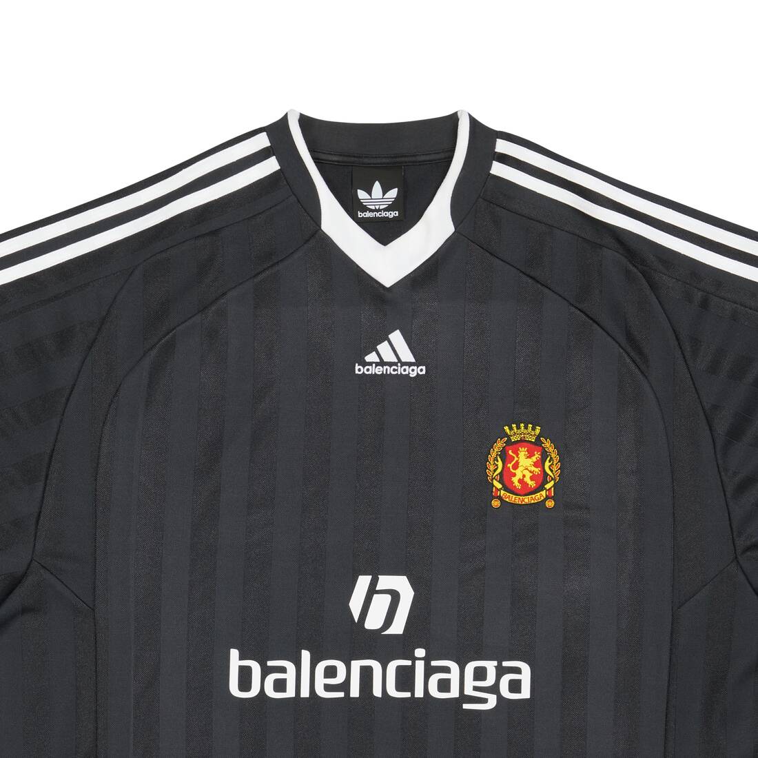 Balenciaga Soccer Tshirt in Black for Men  Lyst