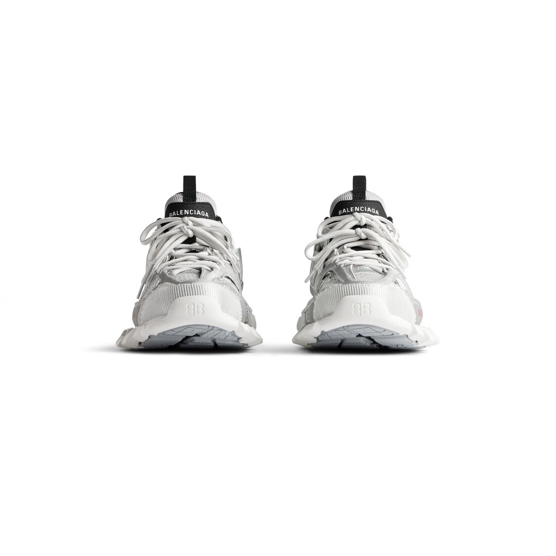 Men s Track Sneaker in Silver white black Balenciaga CA