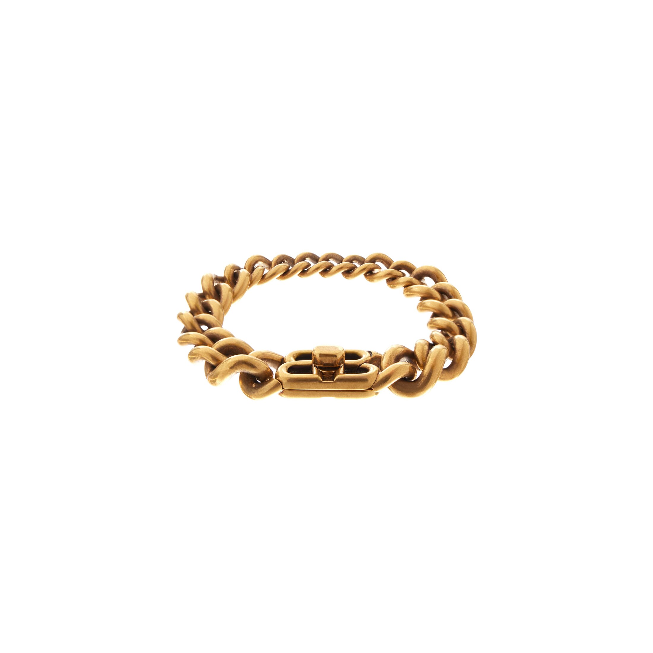 Balenciaga Monaco Chain Bracelet - Gold - Unisex - - Brass