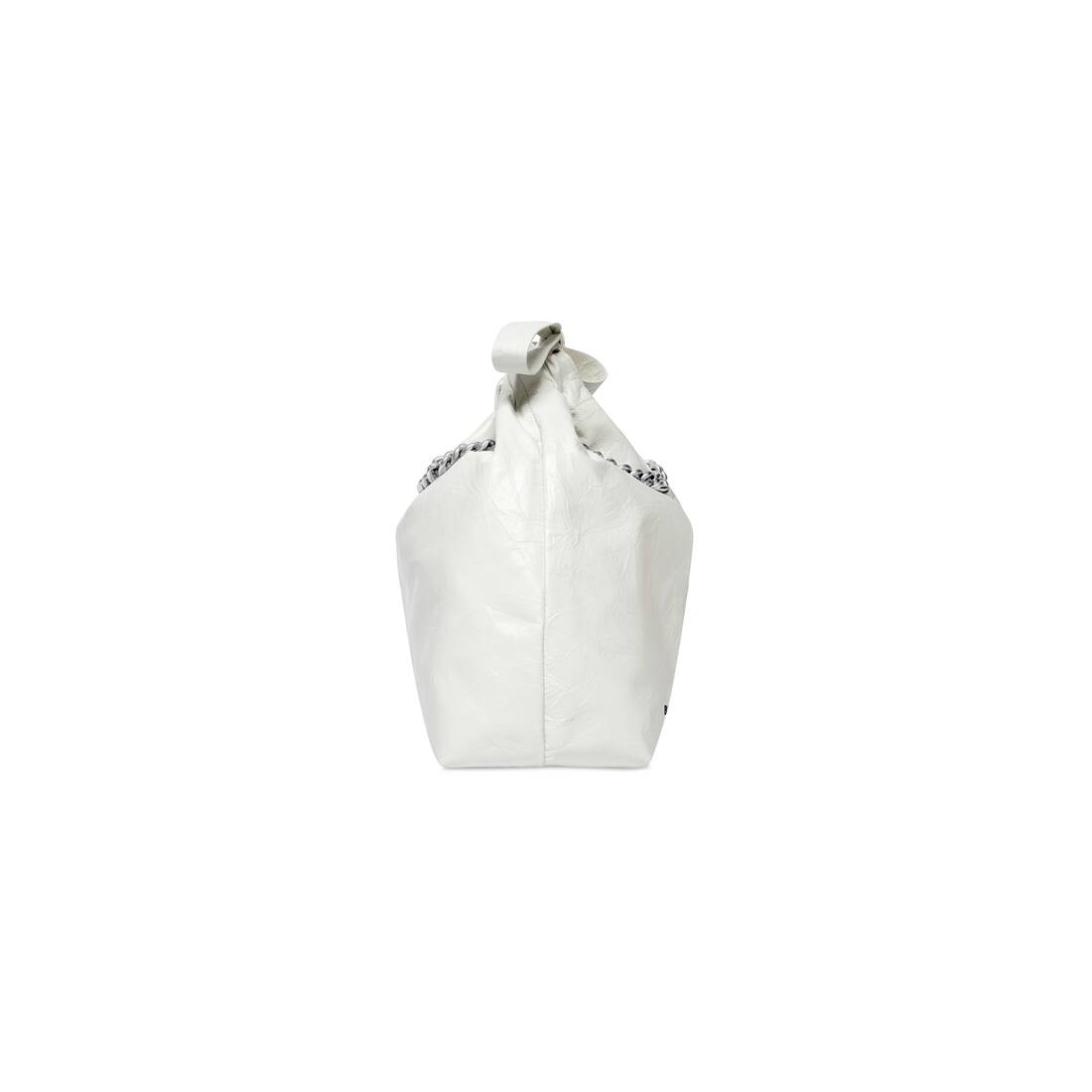 BALENCIAGA Calfskin Hello Kitty M Ville Top Handle Bag Optic White 707713