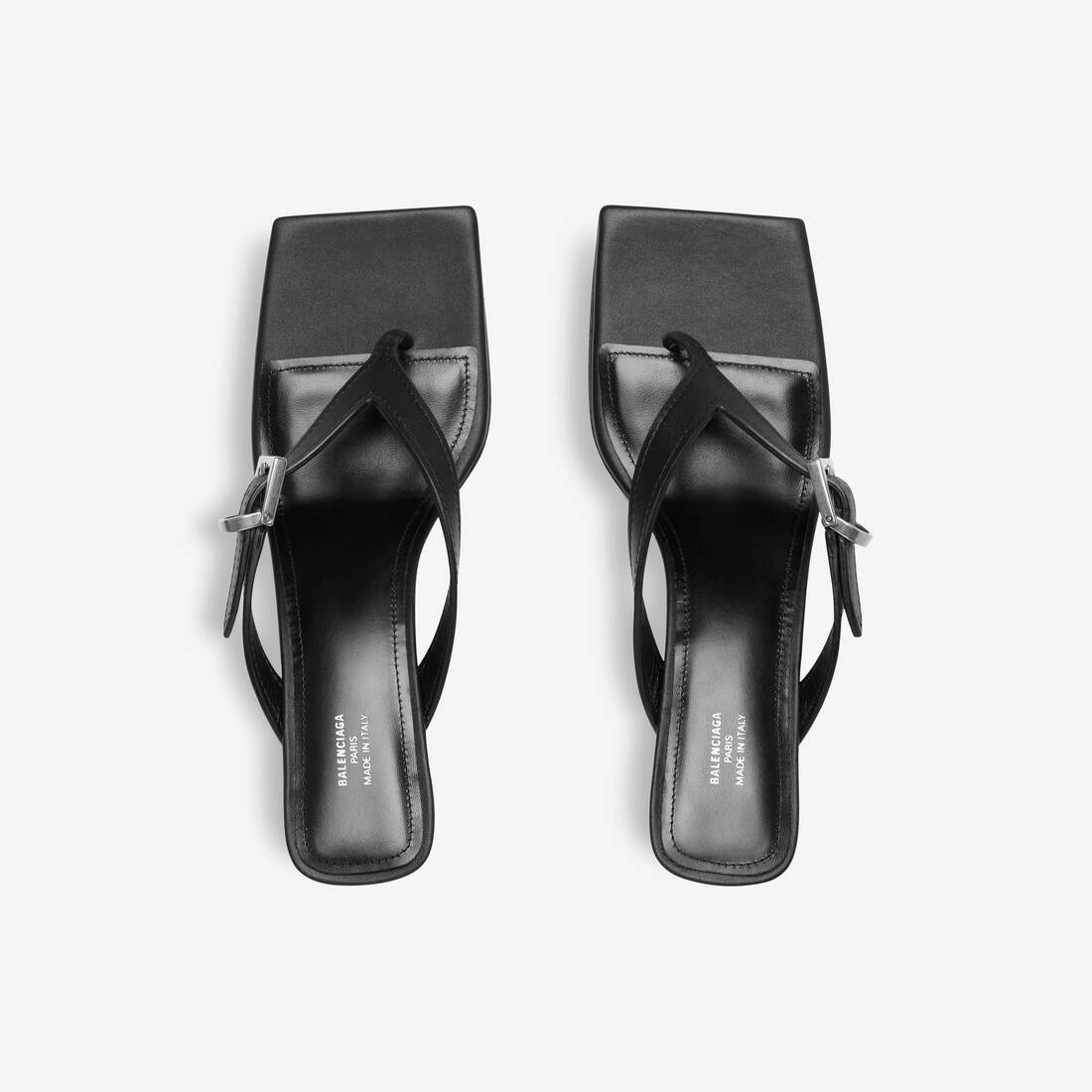 Leather Sandal Balenciaga Womens Flip Flops Women's Bel Air Sandal