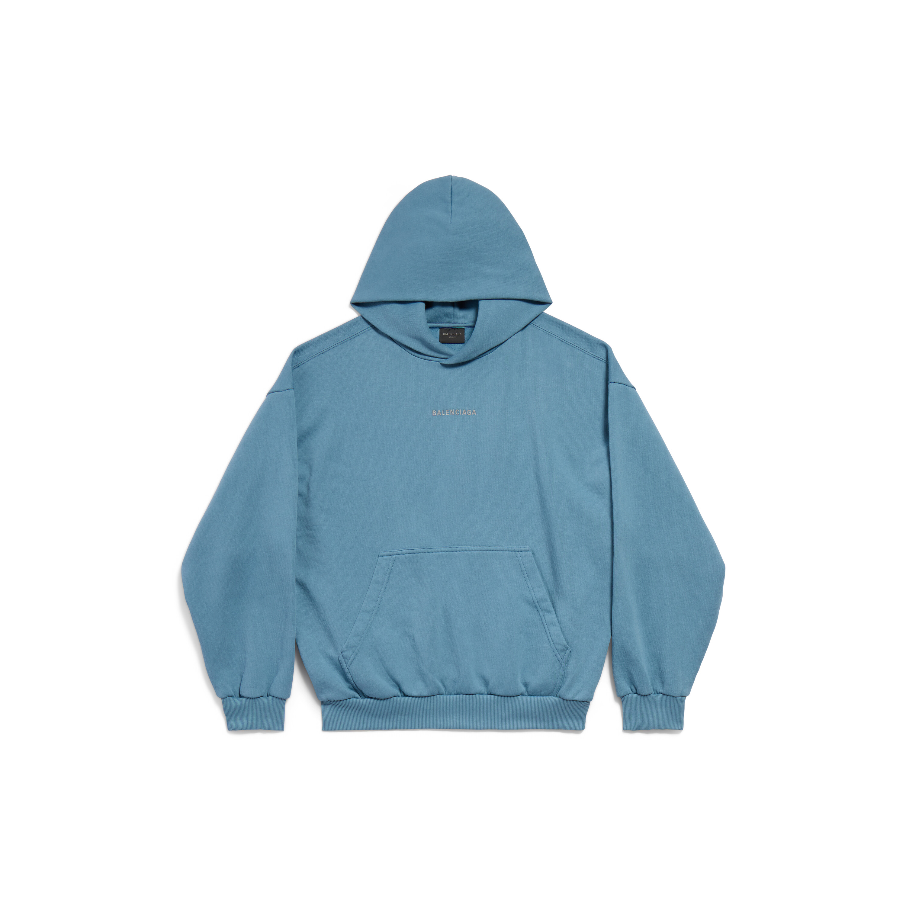 Hoodie Infant Balenciaga Balenciaga Back Hoodie Medium Fit In Blue