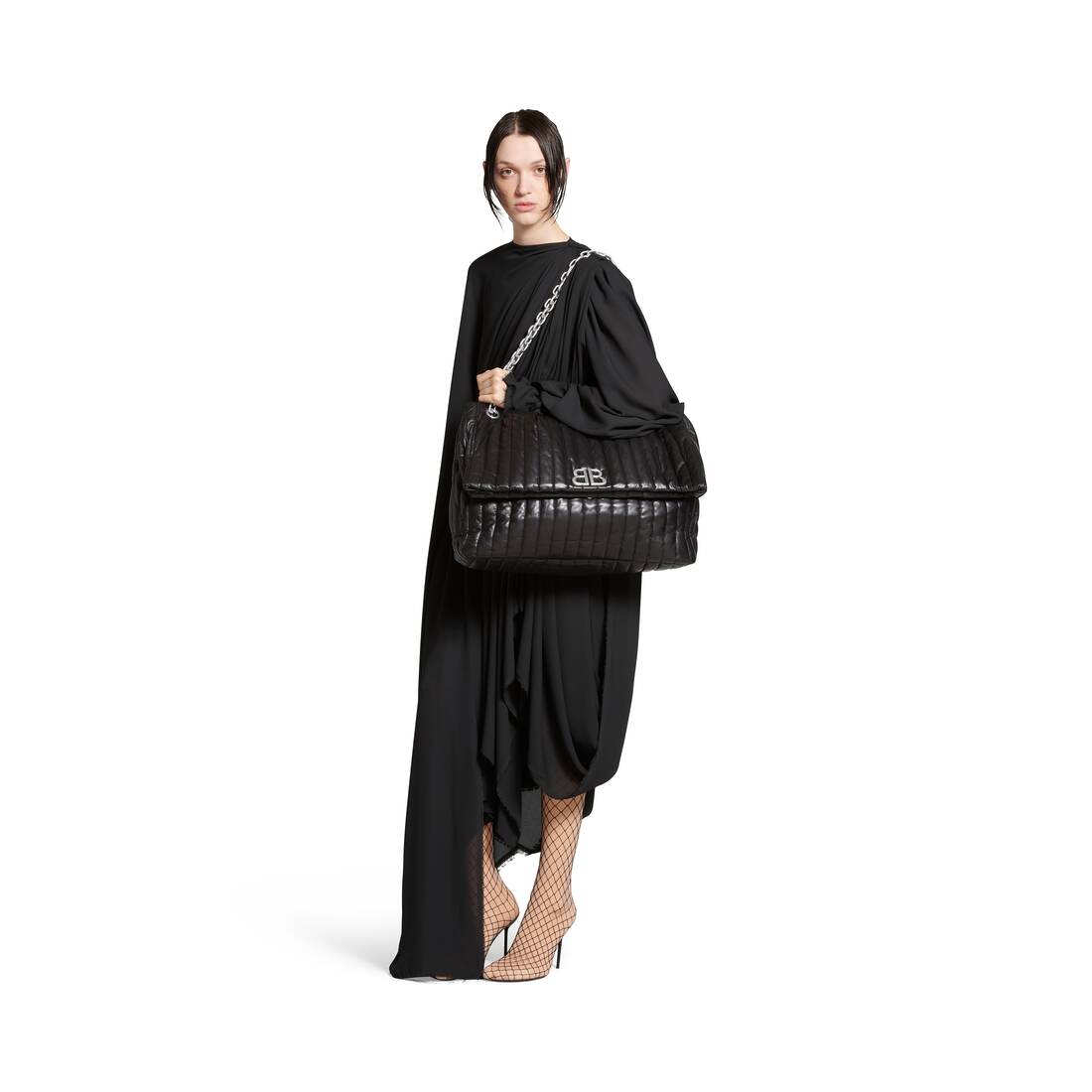 Women's Monaco Small Chain Bag in Black