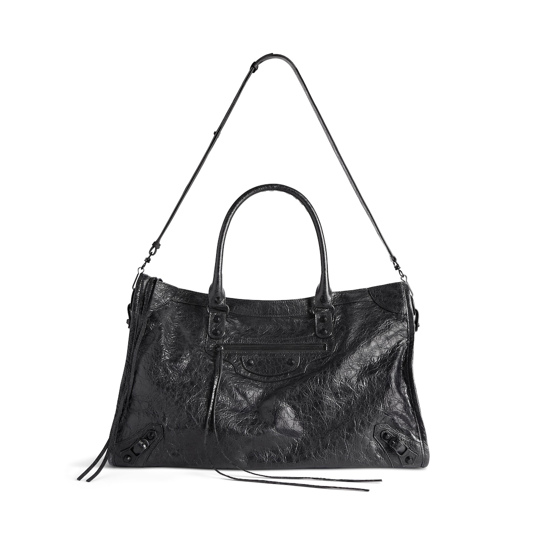 Balenciaga Le City Large Bag Black Unisex Material Lambskin