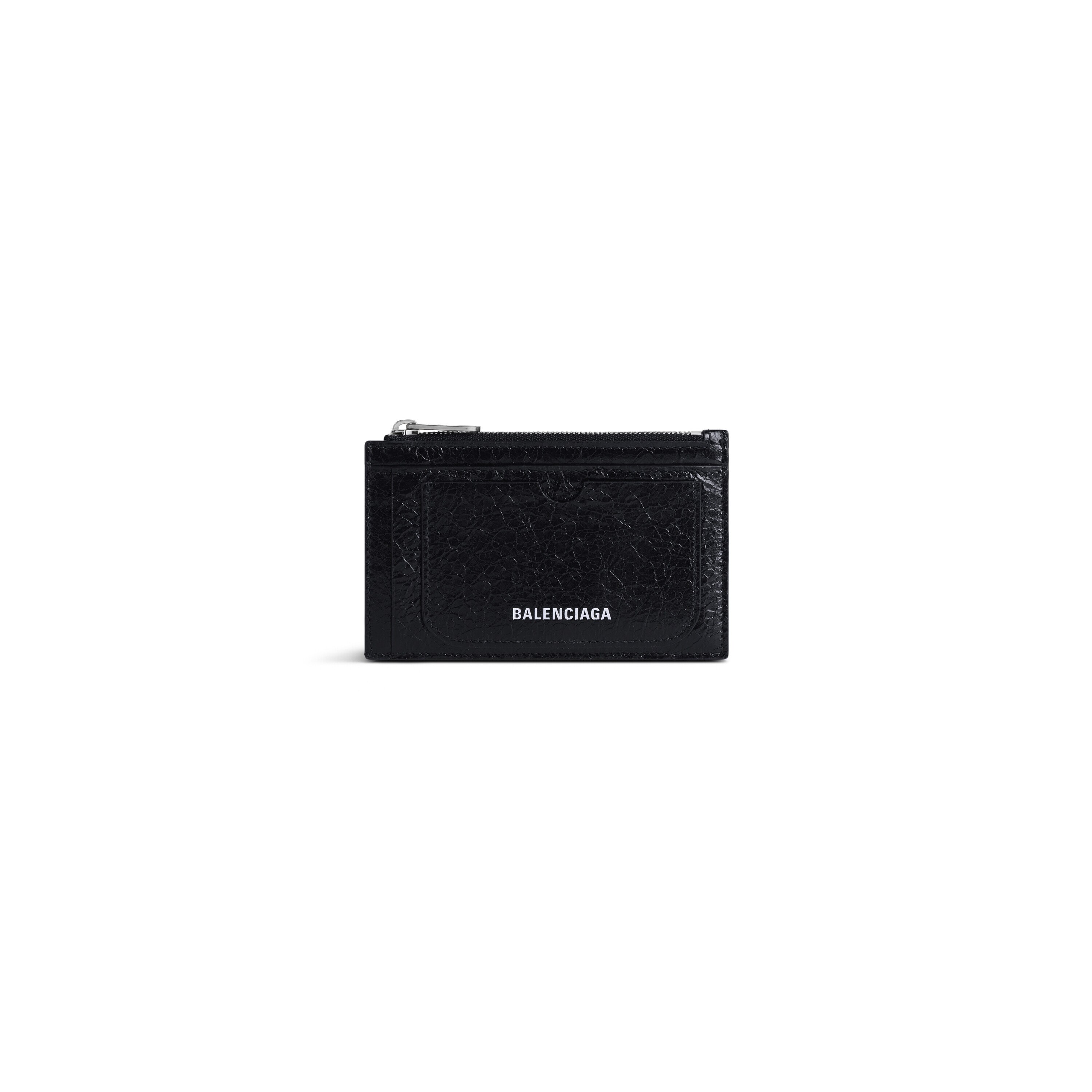 Men s Superbusy Long Coin And Card Holder in Black