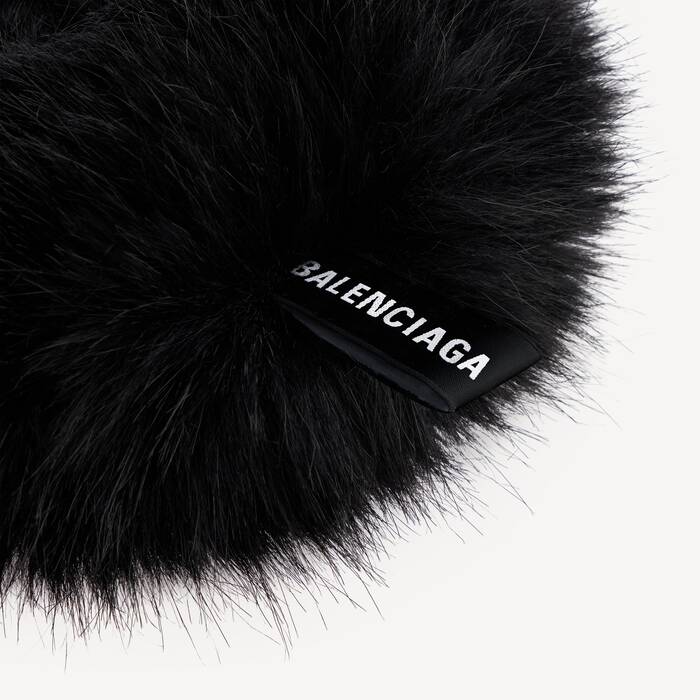 holli animal-free fur scrunchie