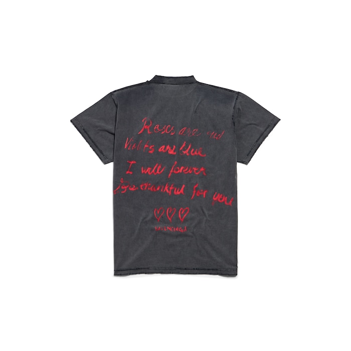 lipstick valentines t-shirt oversized