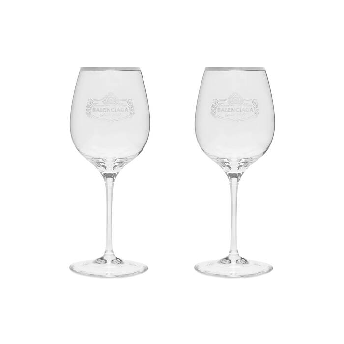 wine glasses silver