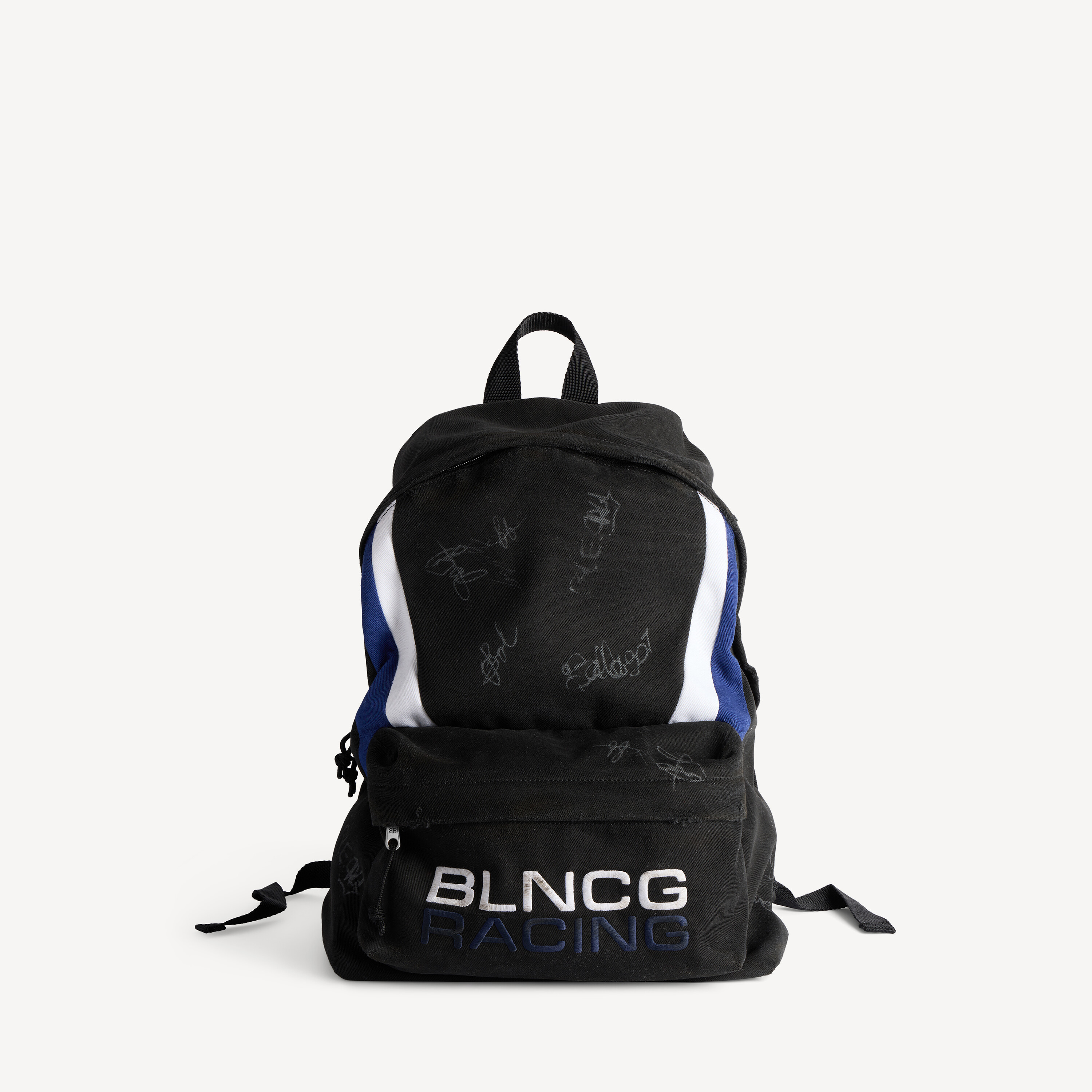 Men's Explorer Backpack in Black Balenciaga CA - Main Image