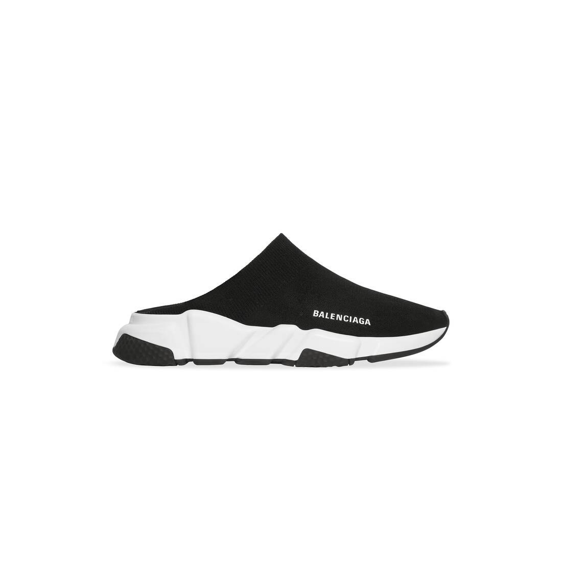Mens Speed 20 Monocolor Recycled Knit Sneaker in Black  Balenciaga US