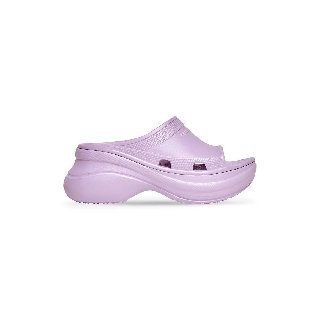 Women's Pool Slide Sandal in Purple | Balenciaga US