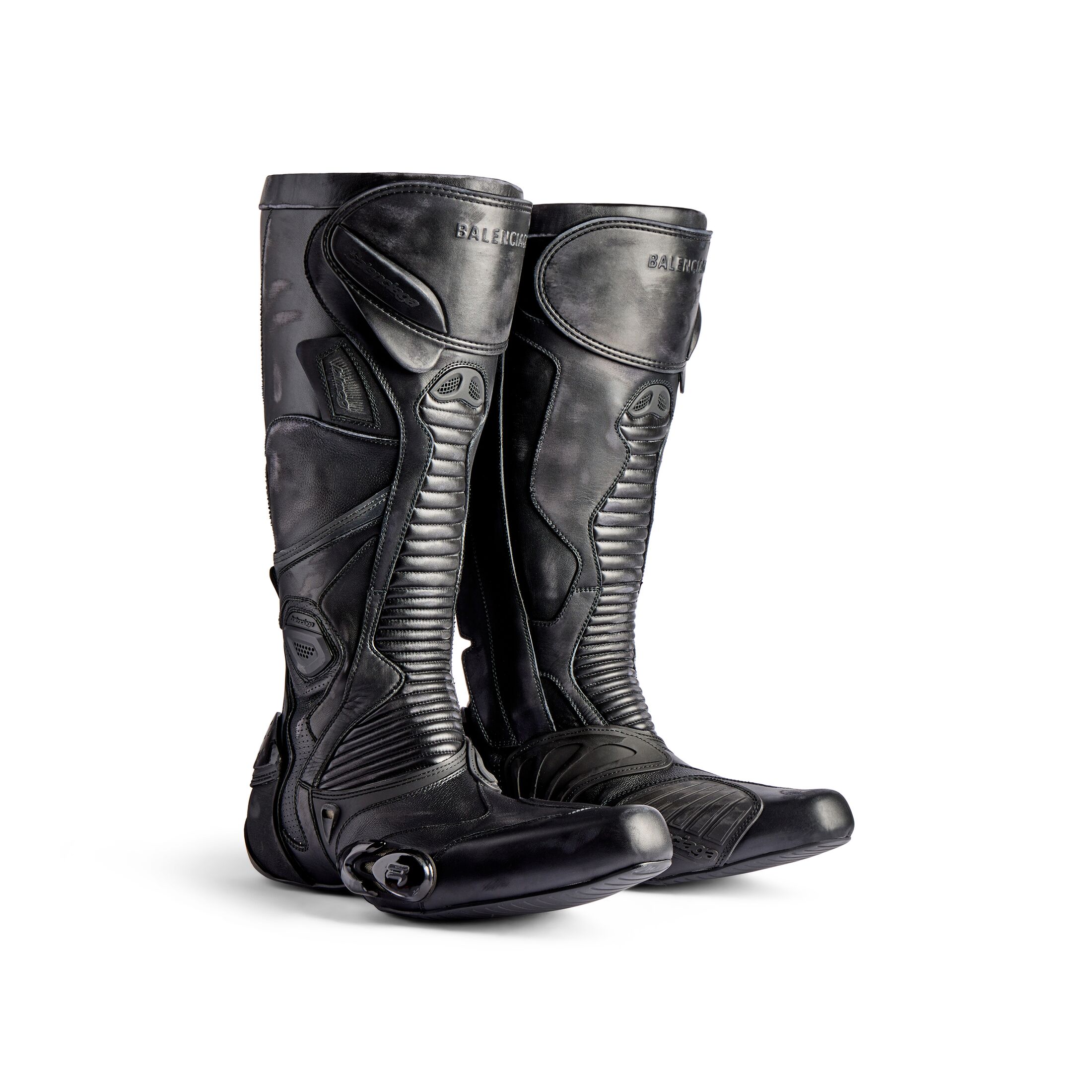 balenciaga motorcycle boots