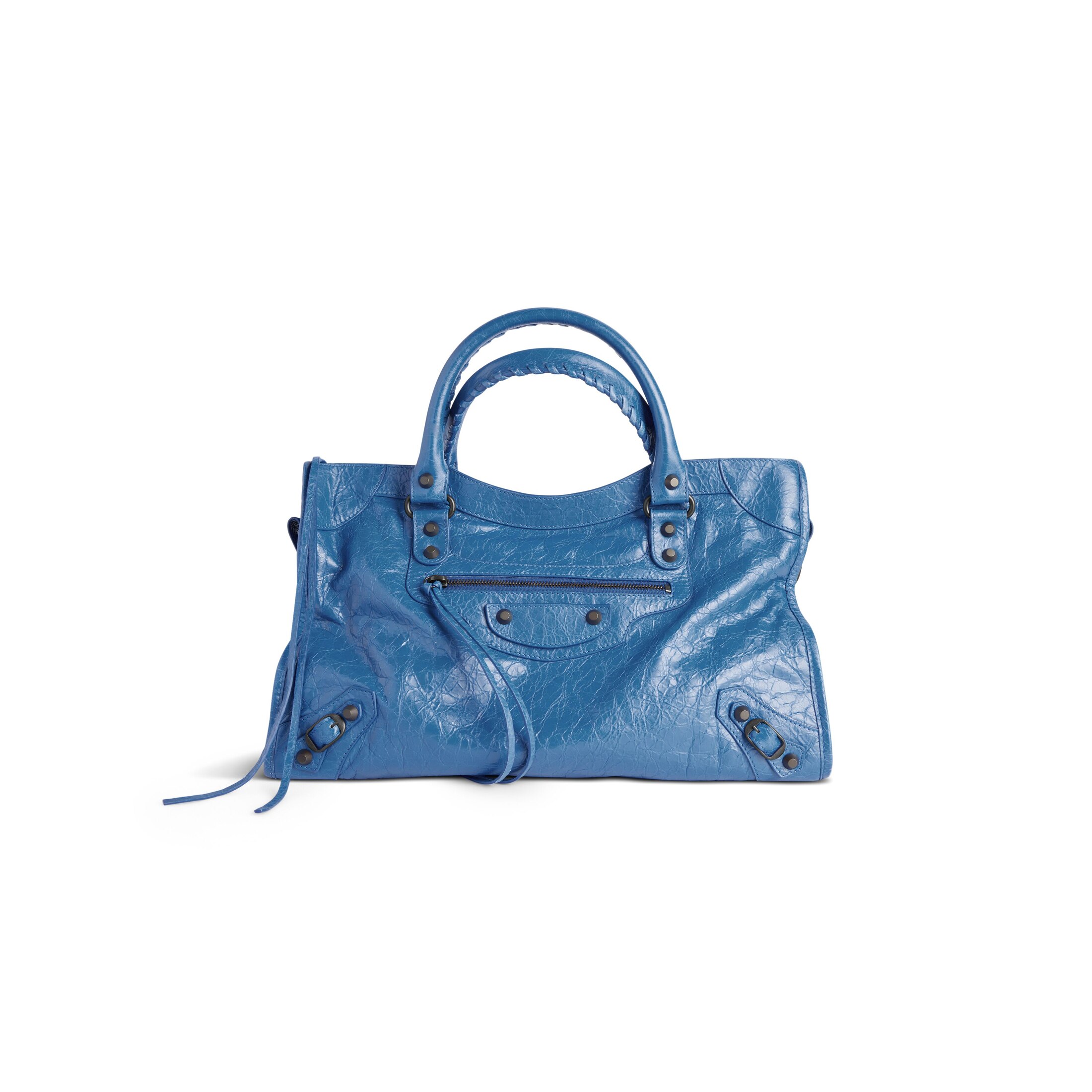 Balenciaga Bolso Le City Mediano - Azul - Mujer -Piel De Cordero