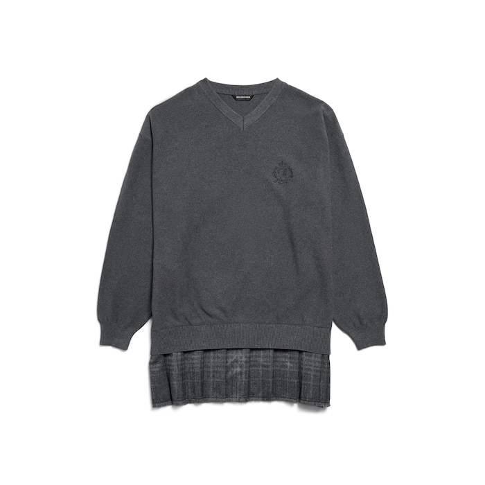 layered sweater dress