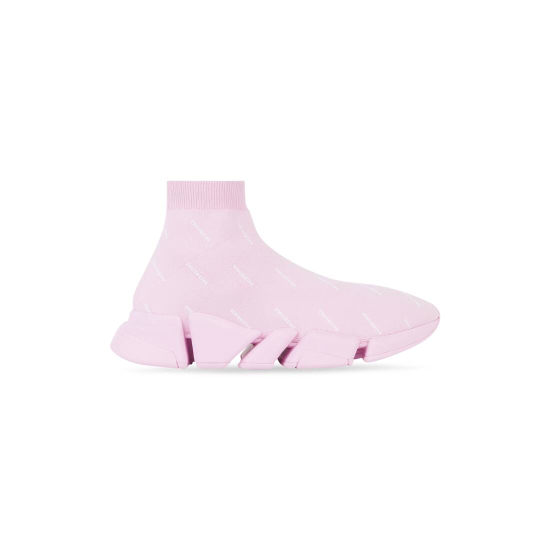 balenciaga.com | Zapatillas Speed 2.0 De Punto Reciclado para Mujer en Rosa