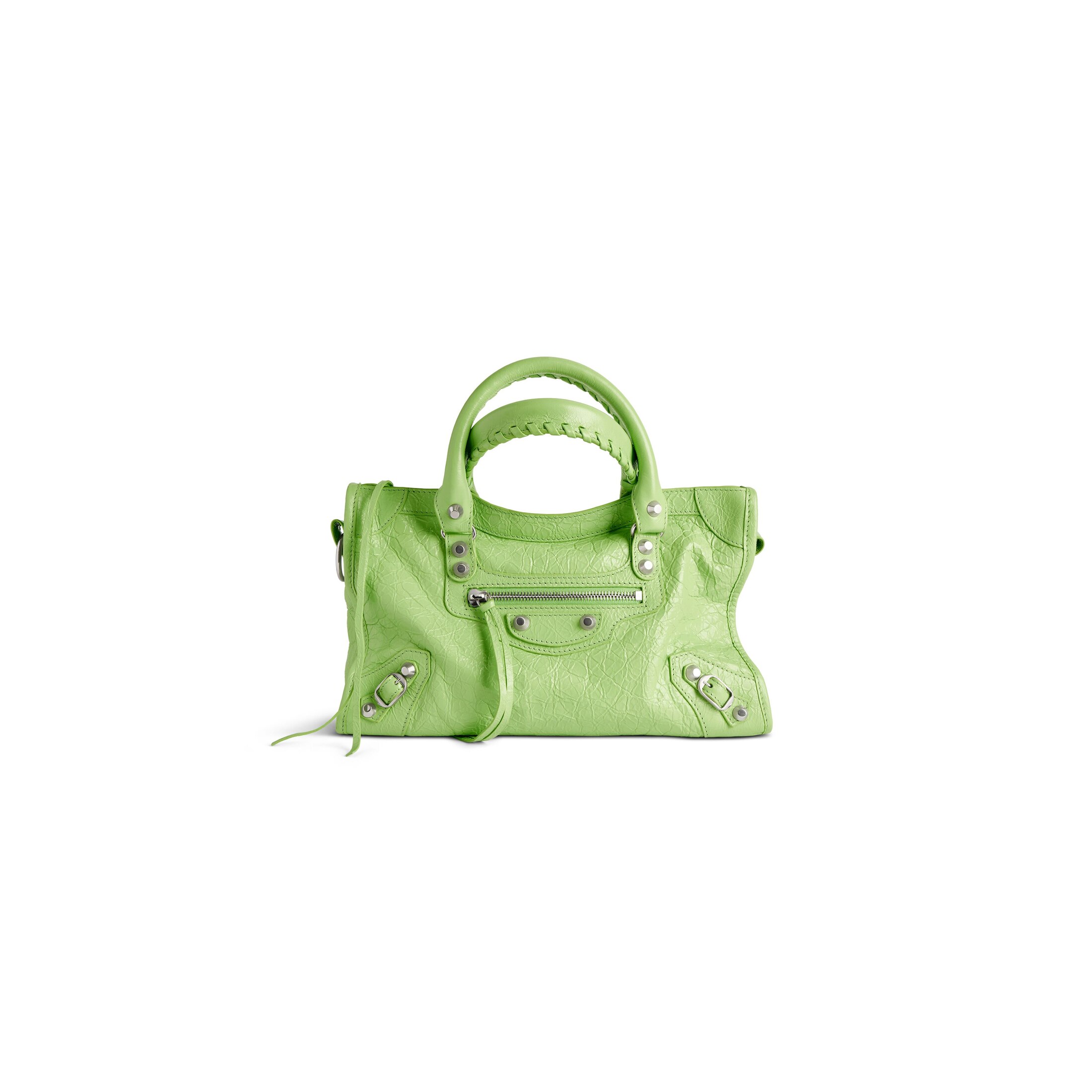 Balenciaga Le City Small Bag - Green - Woman - Lambskin