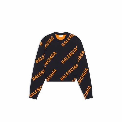 year of the tiger allover logo sweater