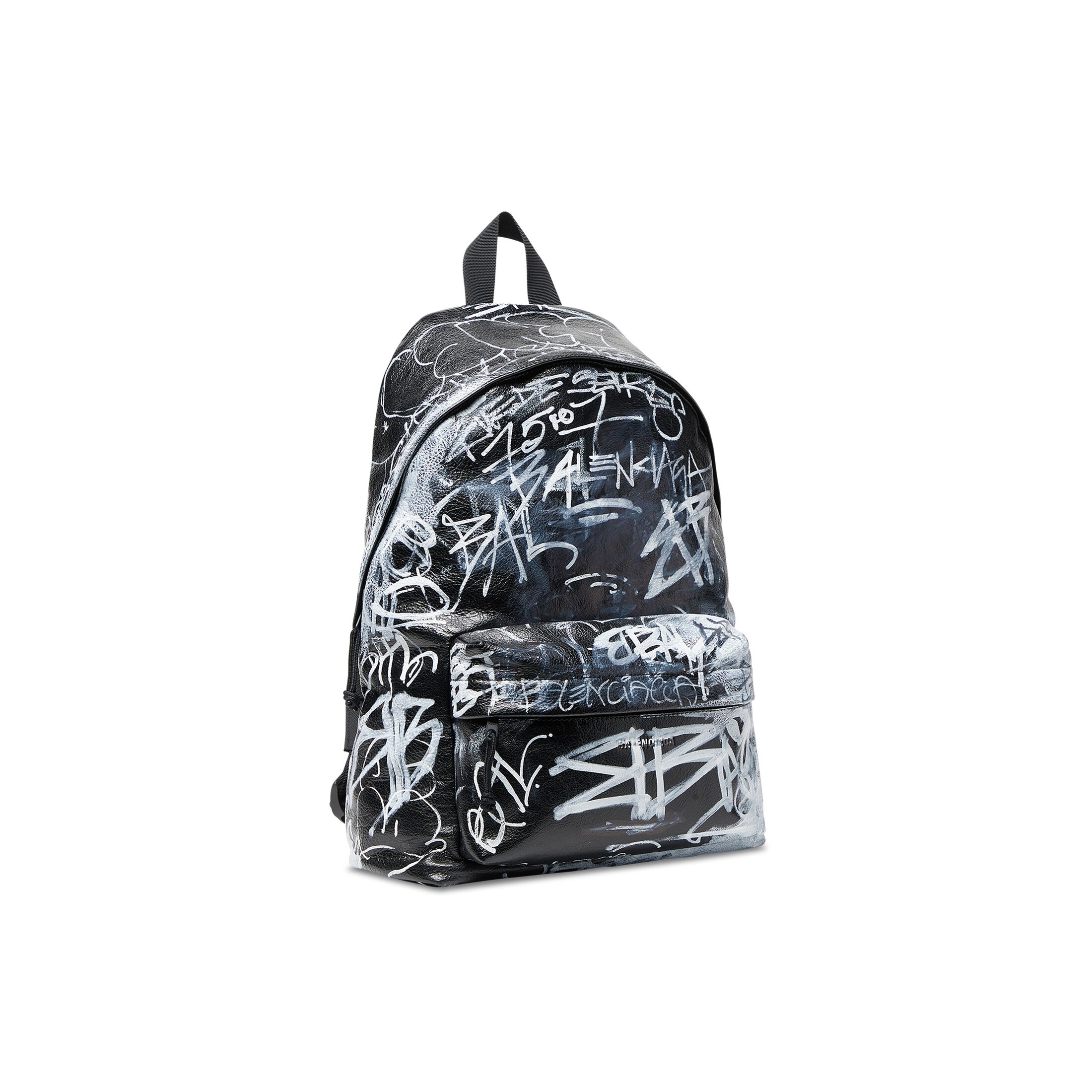 Men's Explorer Backpack Graffiti in Black | Balenciaga US