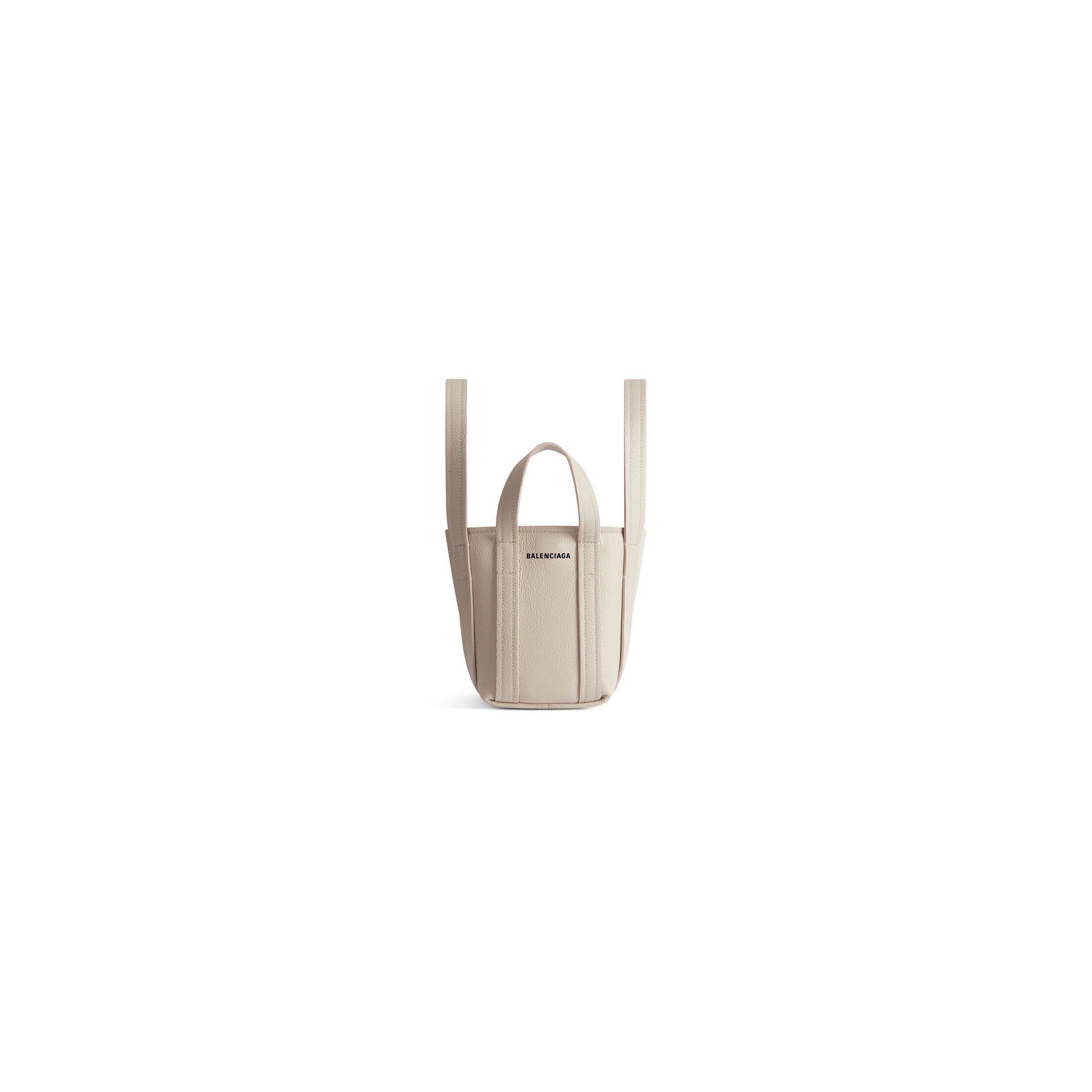 Balenciaga Everyday 2.0 Mini Shoulder Tote Bag - Grey & Silver - Women's - Calfskin