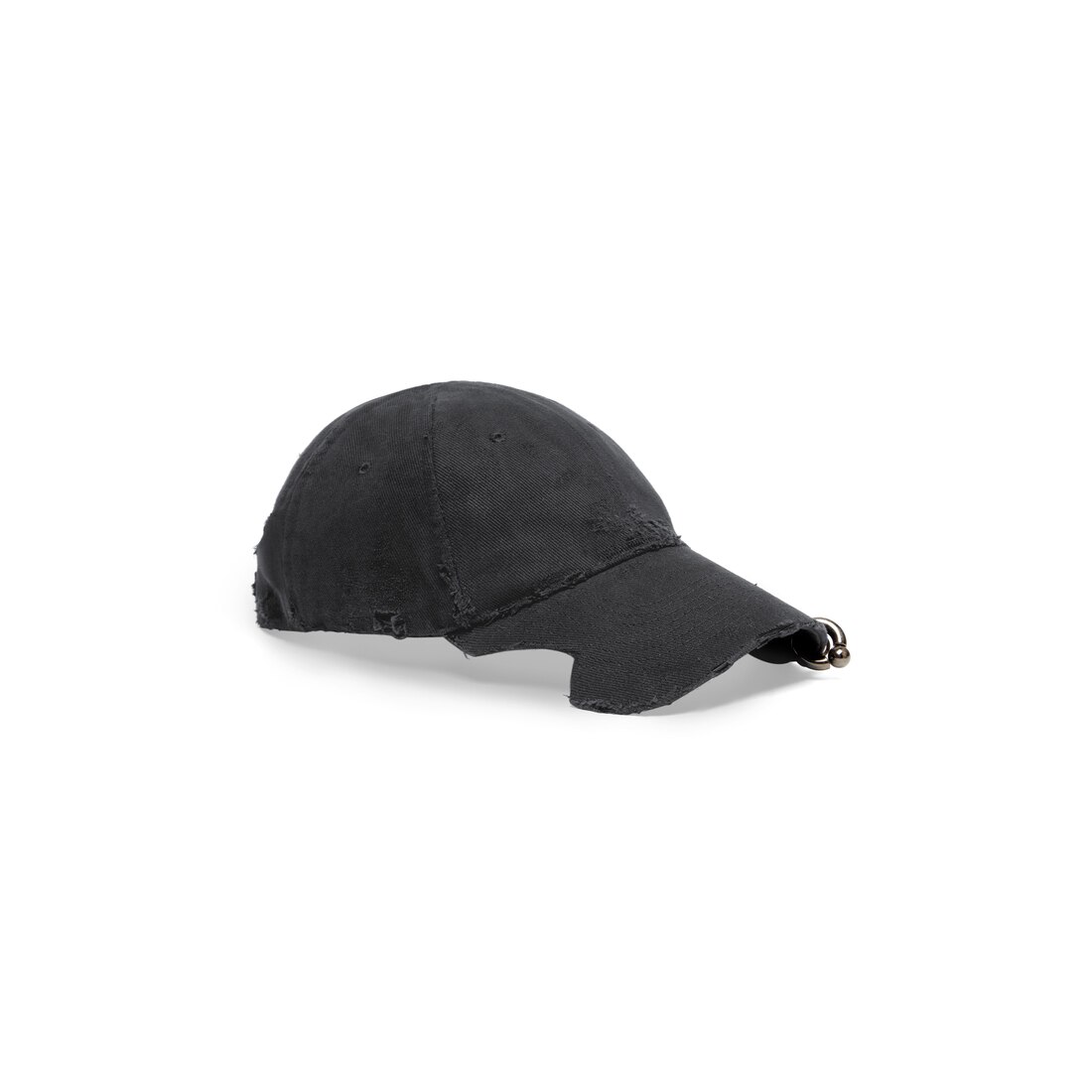 Heavy Piercing Cap in Black Faded | Balenciaga US