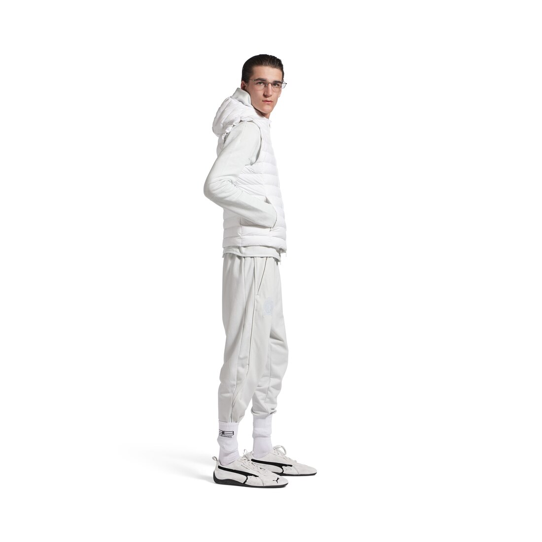 VIP価格【BALENCIAGA×PUMA】ラージ Tracksuit パンツ L BALENCIAGA(バレンシアガ) パンツ・ボトムス(メンズ) - 海外