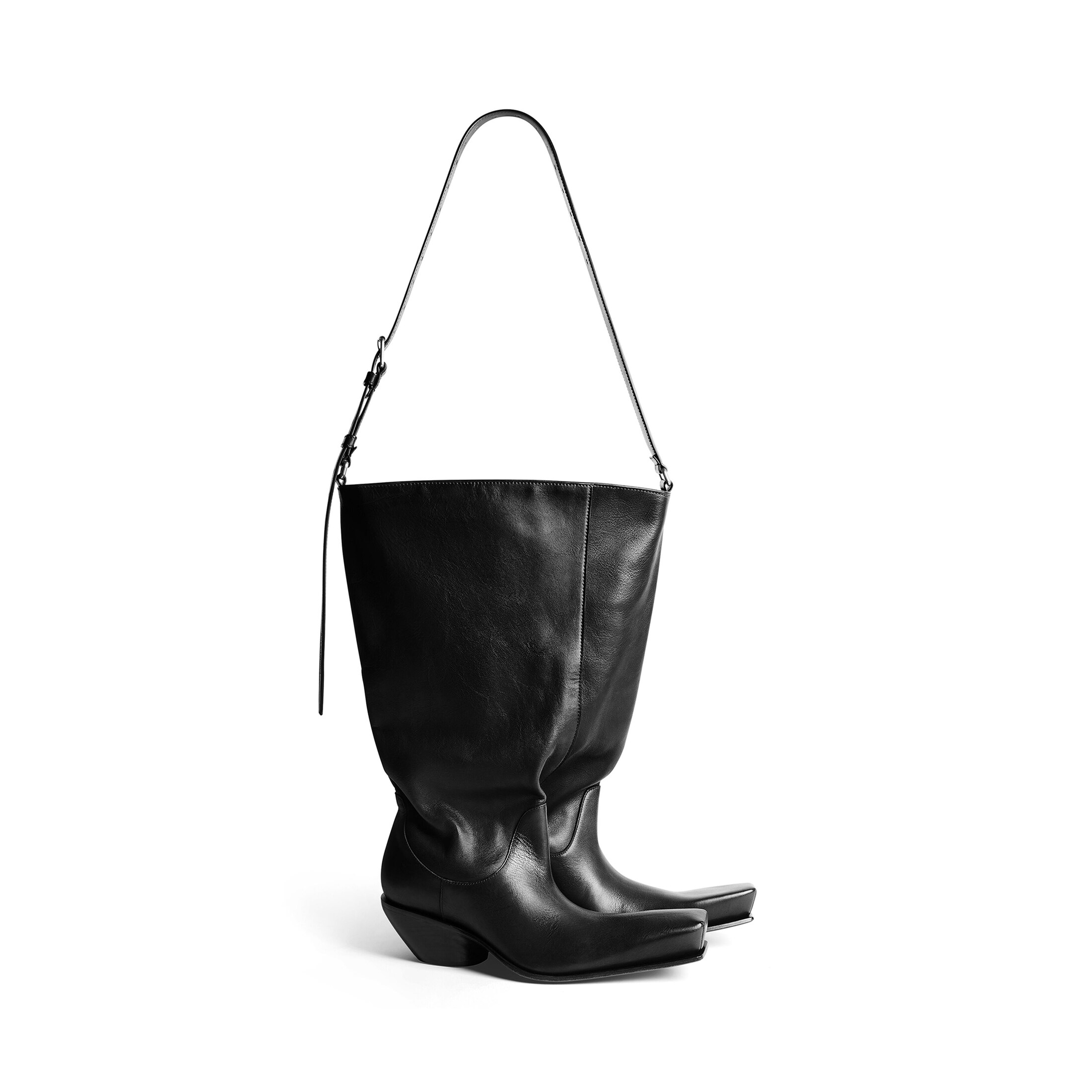 Balenciaga Rodeo Boot Bag - Black - Women's - Calfskin