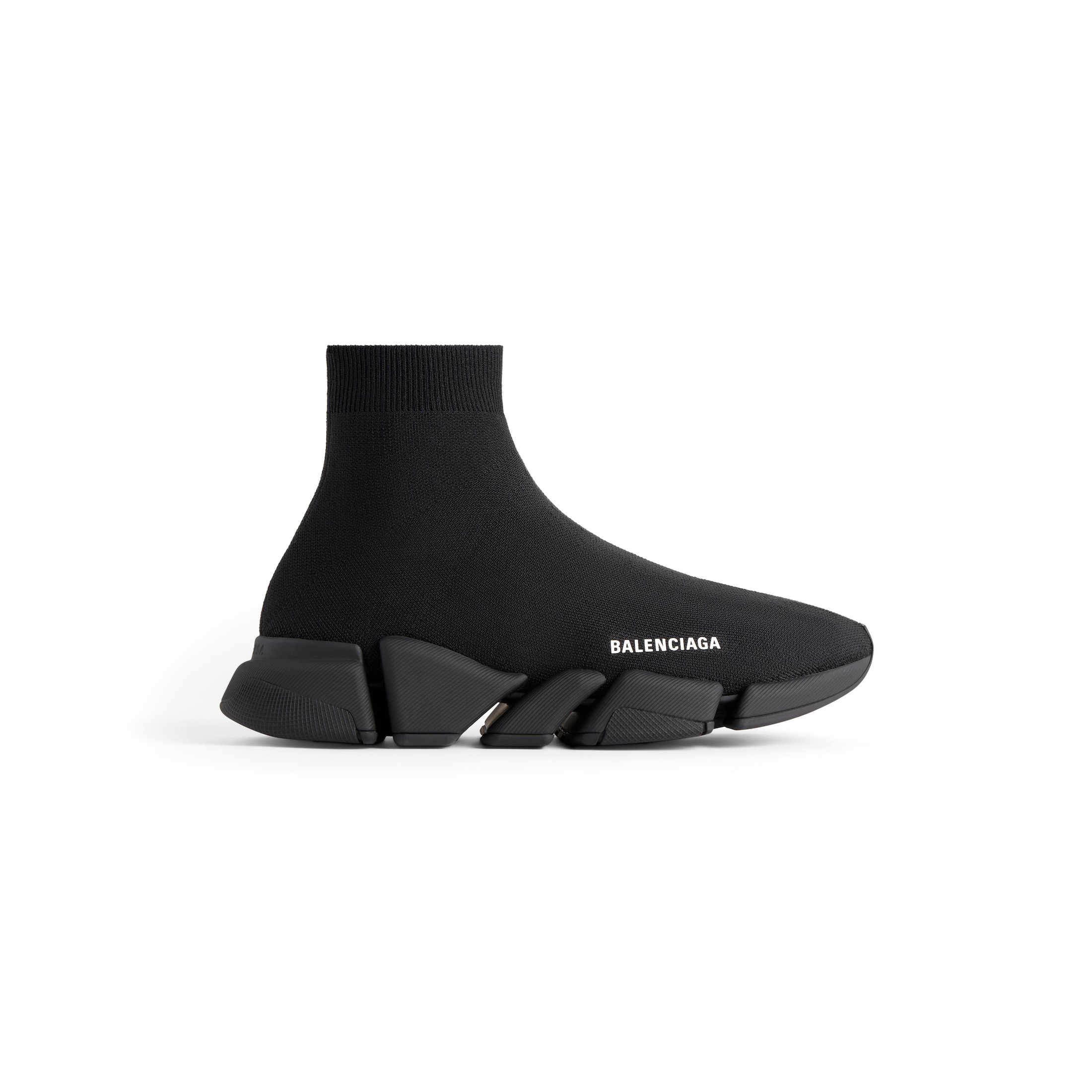 Balenciaga Speed 2.0 Recycled Knit Sneaker - Black - Woman - 41 - Recycled Polyester & Elastane