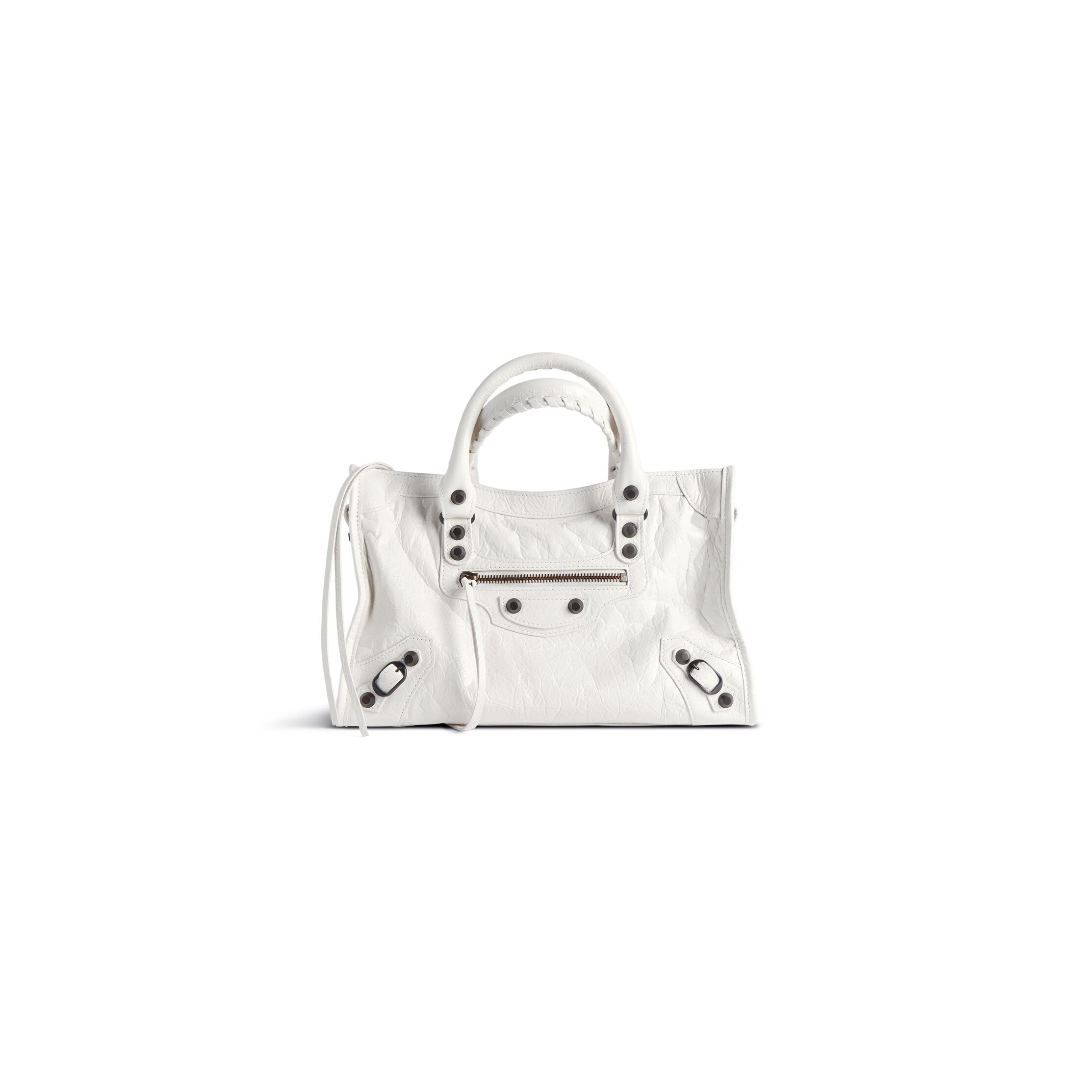 Balenciaga Bolso Le City Pequeño - Blanco - Mujer -Piel De Cordero