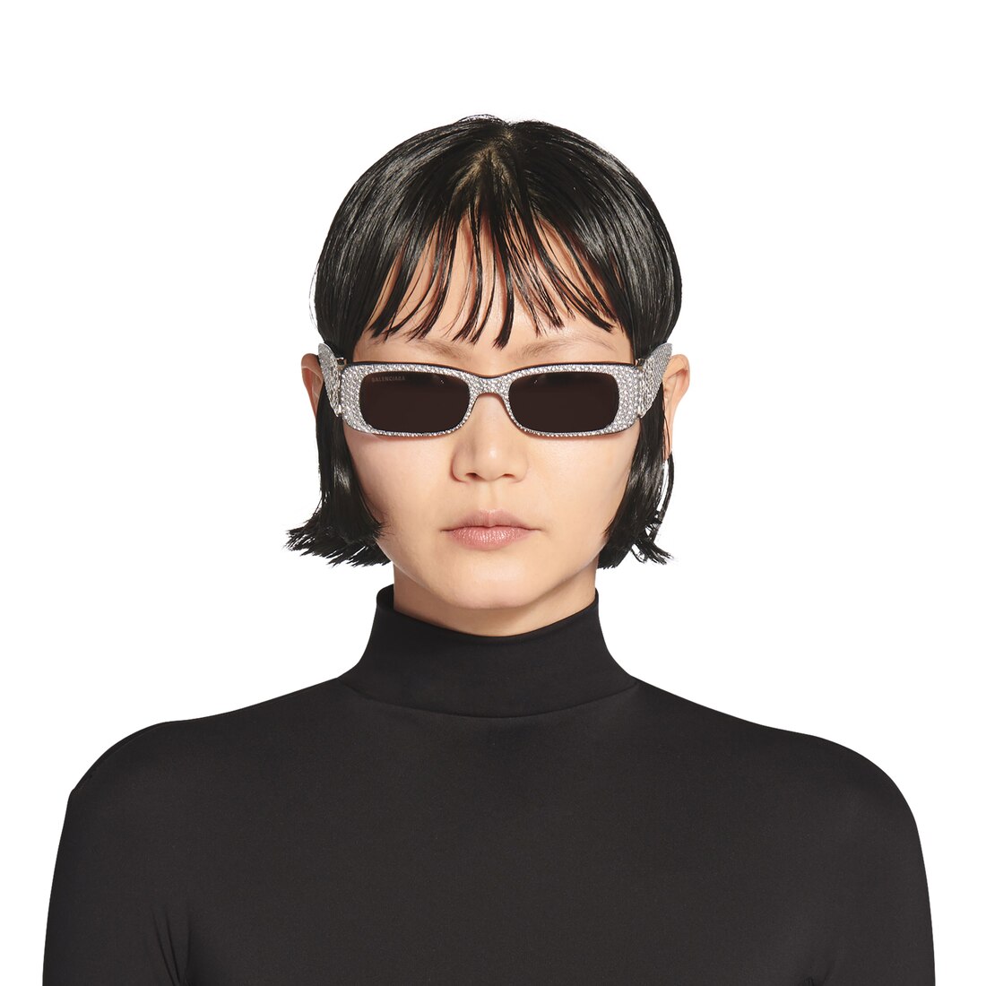 Balenciaga Eyewear rectangleframe Tinted Sunglasses  Farfetch