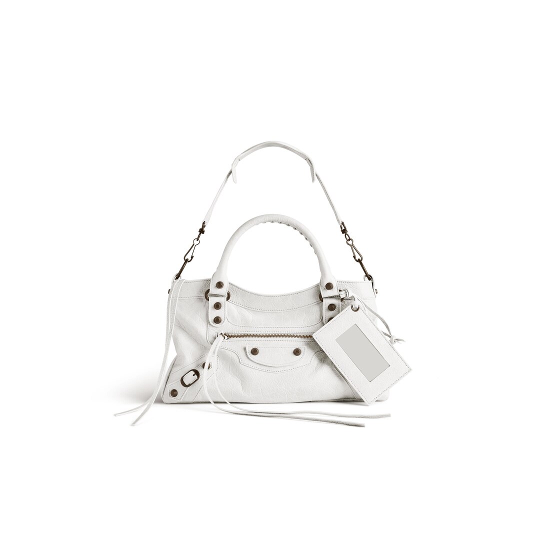 【即日発送】BALENCIAGAシティーミニバッグホワイト 即日発送】BALENCIAGAシティーミニバッグホワイト