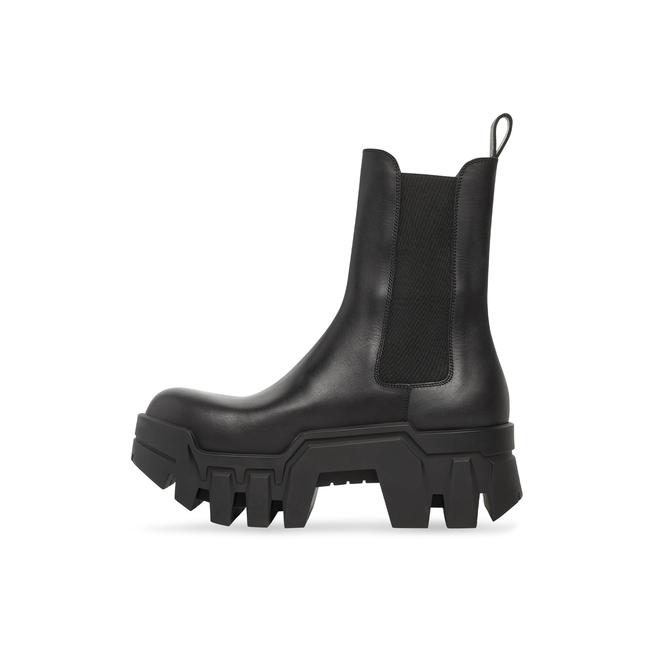 Men's Bulldozer Chelsea Boot in Black | Balenciaga US