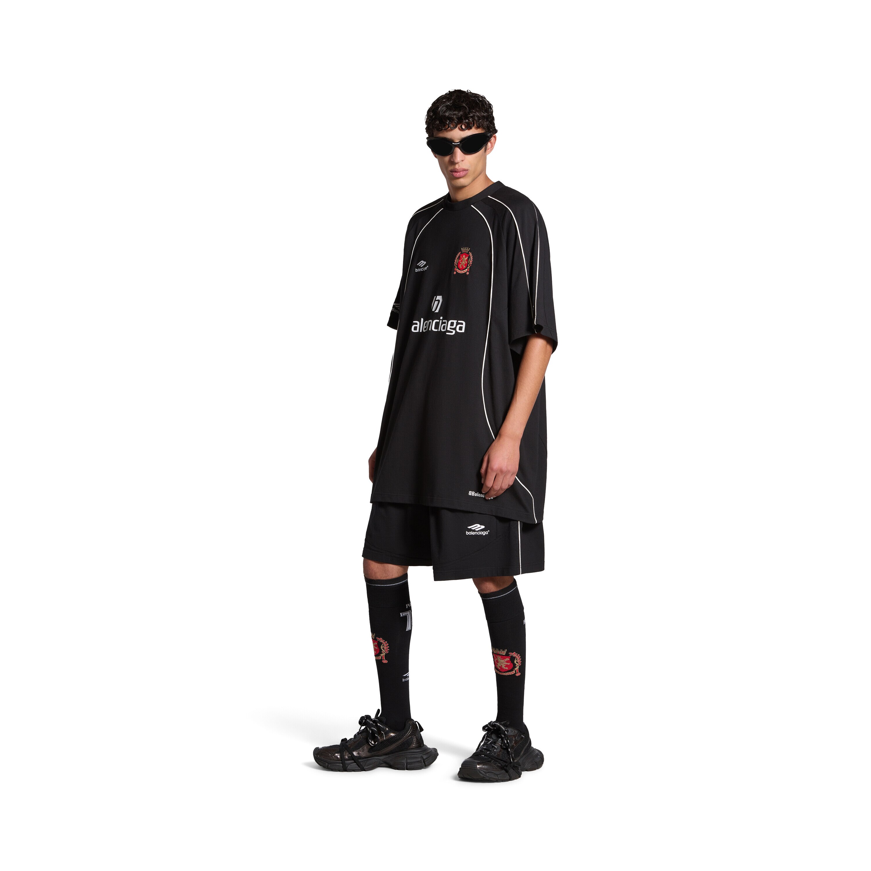 Black soccer hot sale uniforms