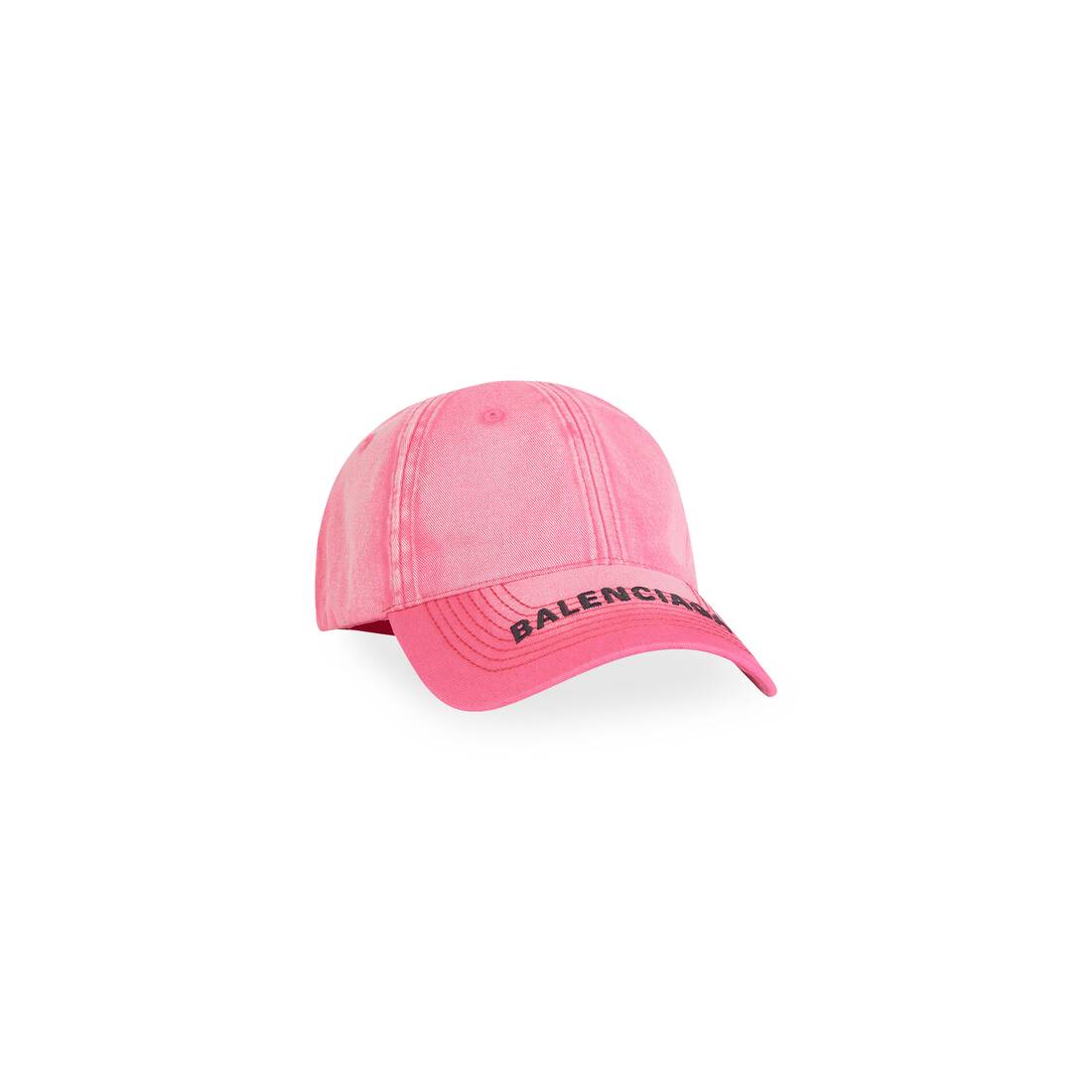 Balenciaga Pink Logo Embroidered Cap  Farfetch