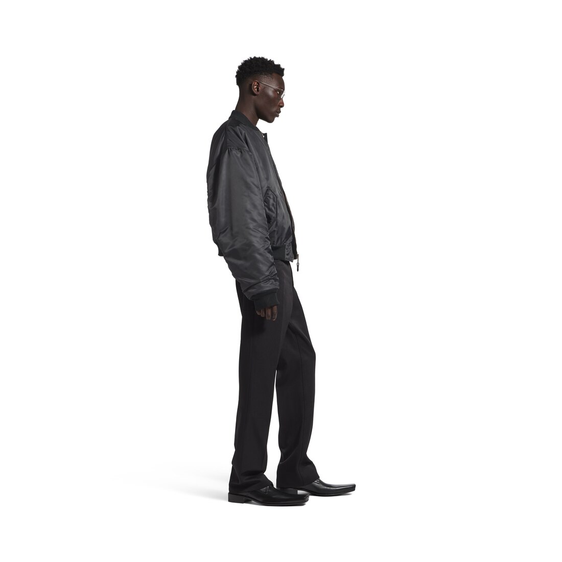 Men's Standard Bomber Jacket in Black