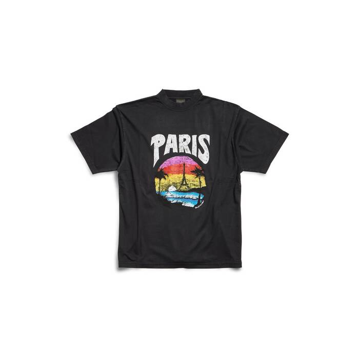 paris tropical中号版型t恤