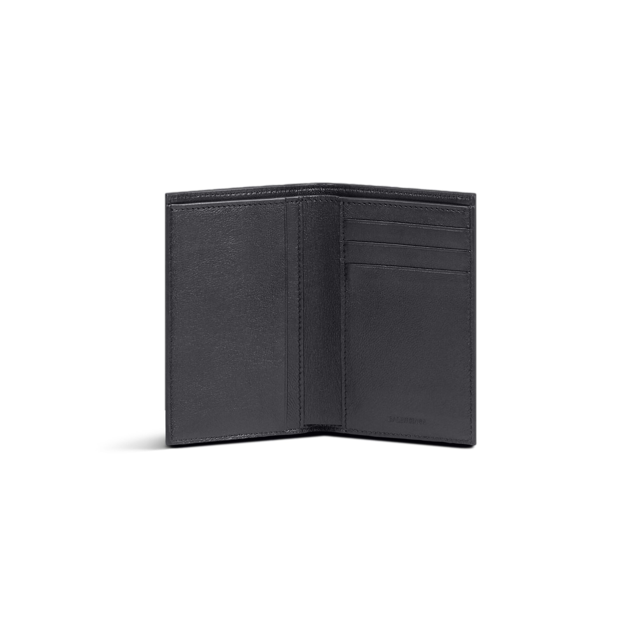 cash vertical bifolded wallet