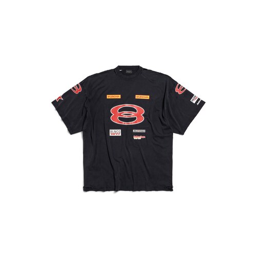 sponsor logos t-shirt oversized 