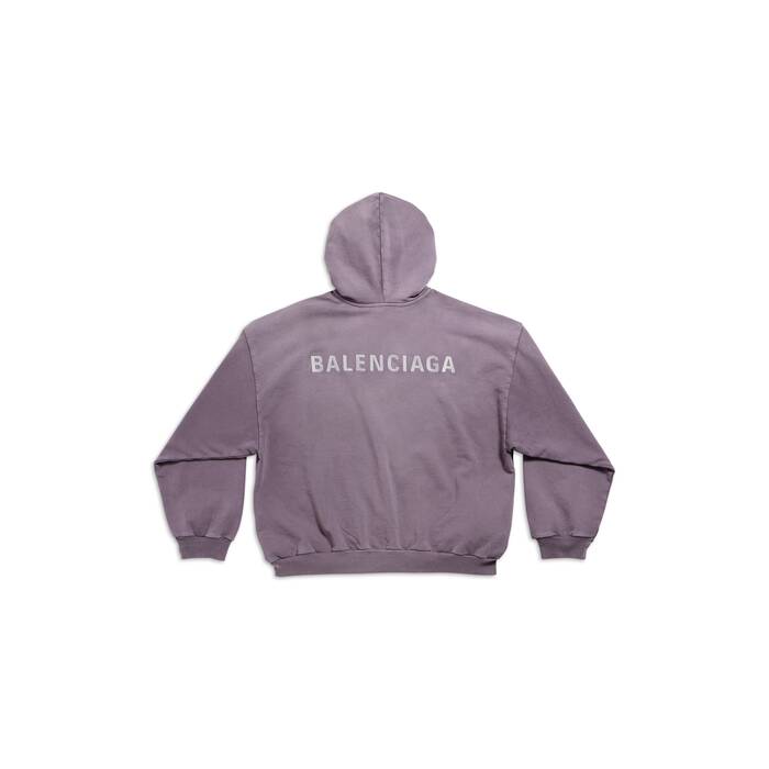 BALENCIAGA oversize hoodie with logo  Pink  Balenciaga sweatshirt  675003TMVB5 online on GIGLIOCOM