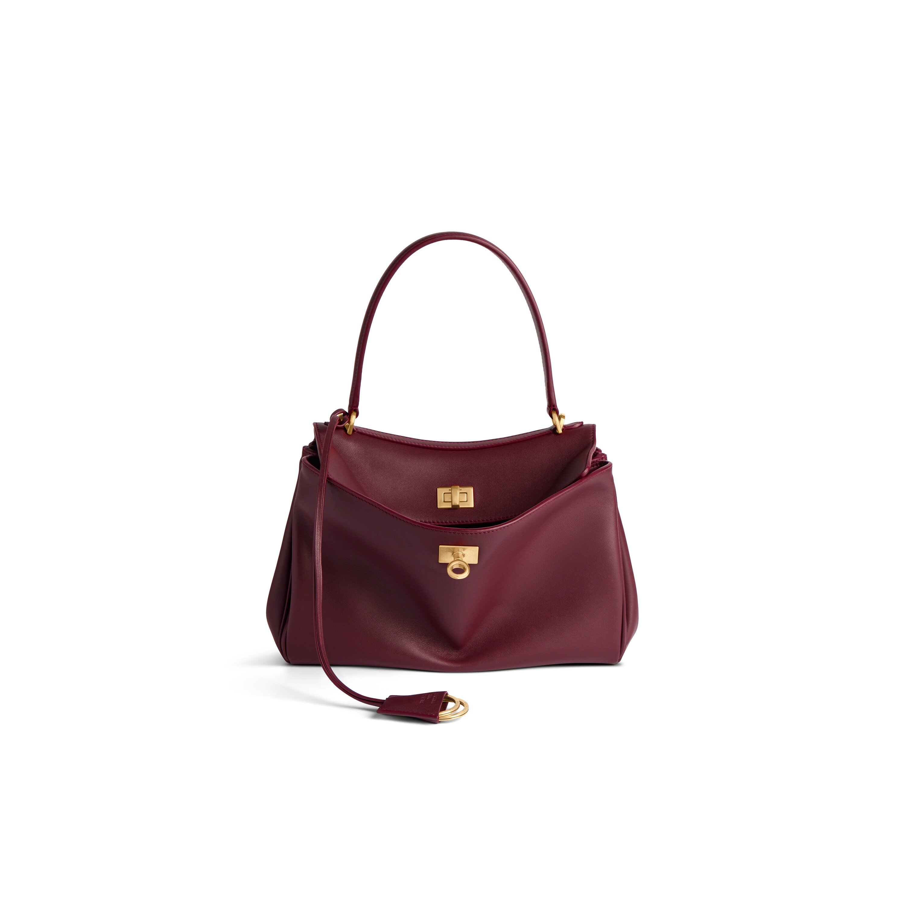 【BALENCIAGA】ロデオ スモールレザーショルダーバッグ Women's Rodeo Handbag Mini in Black | Balenciaga US