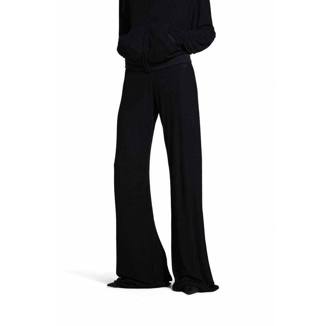 Pantaloni Ufficio Scuola Neri Pantaloni Elasticizzati Neri Per Ragazze E Donna | Taglie 4-18, Perfetti Per Ufficio, Scuola, Tutti I Giorni Pantaloni - Foto 12