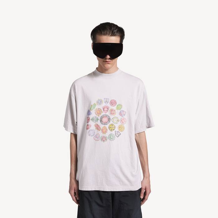 spiral crest中号版型t恤